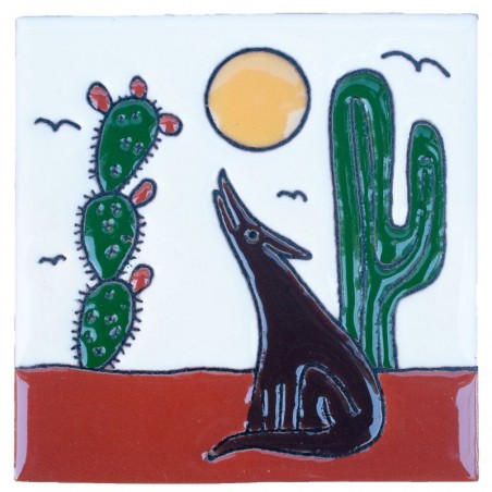 Kojote 11x11 cm Relief Fliese