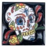 Sugar Scull Skelett 11x11 cm Relief Fliese