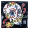 Sugar Scull Skelett 11x11 cm Relief Fliese