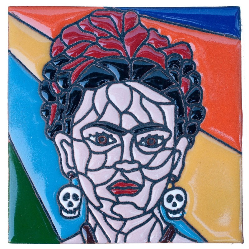 Frida Abstrakt 11x11 cm Relief Fliese