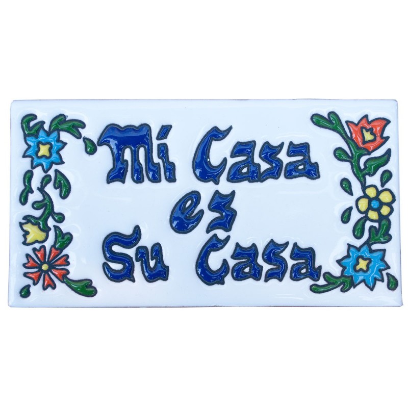Mi Casa es Su Casa 10x20 cm Relief Fliese