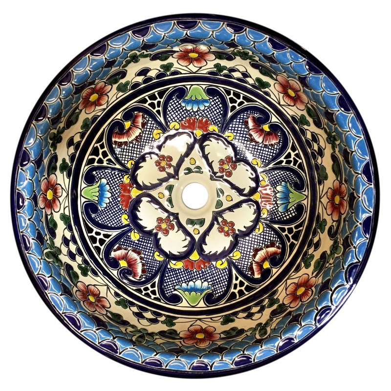 Lerma 02 REDONDO GRANDE Einbauwaschbecken - Ø 43 cm