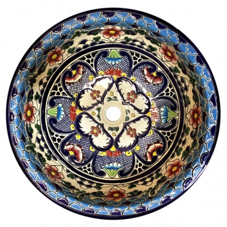 Lerma 02 REDONDO GRANDE Einbauwaschbecken - Ø 43 cm