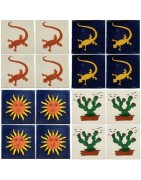 Blumen & Figuren 10x10 cm Fliesen